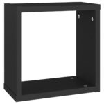 Étagères cube murales 2 pcs noir 30x15x30 cm – Image 5