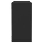 Étagères cube murales 2 pcs noir 30x15x30 cm – Image 7