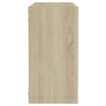 Étagères cube murales 4 pcs Chêne sonoma 30x15x30 cm – Image 7