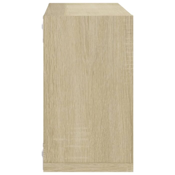 VXL8720286594520_g_en_hd_7.jpg Étagères cube murales 2 pcs Chêne sonoma 26x15x26 cm – Image 7