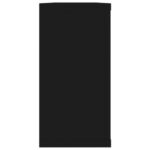 Étagères cube murales 2 pcs noir 100x15x30 cm bois d'ingénierie – Image 6