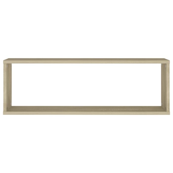 Étagères cube murales 4 pcs Chêne sonoma 80x15x26,5 cm – Image 5