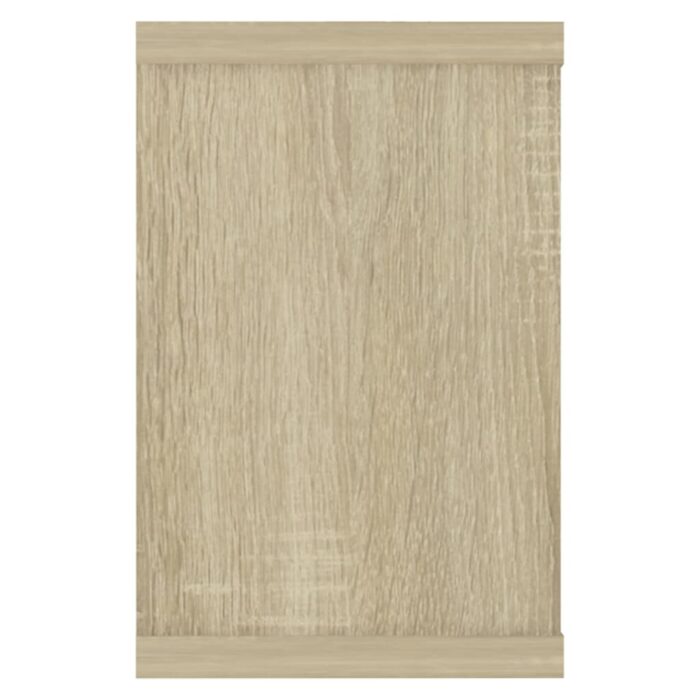 Étagères murales cube 6 pcs Chêne sonoma Bois d’ingénierie – Image 4