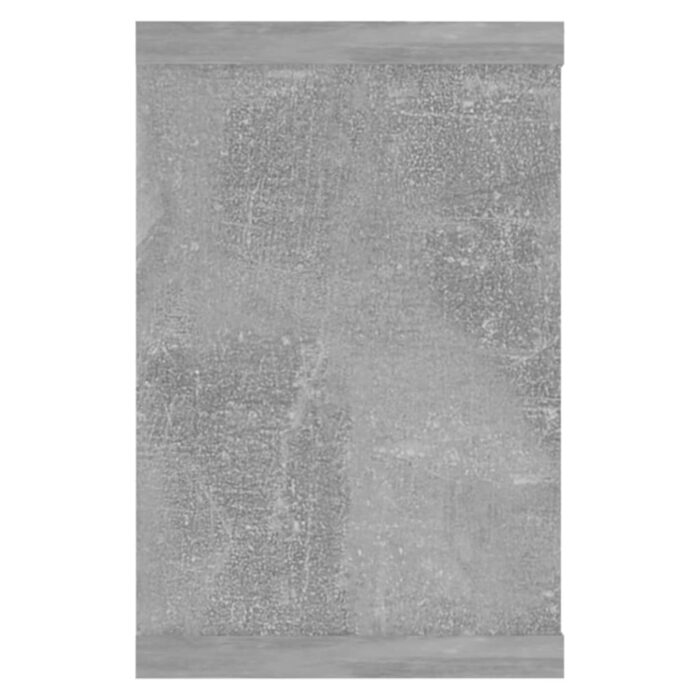 Étagères murales cube 6 pcs Gris béton Bois d’ingénierie – Image 4