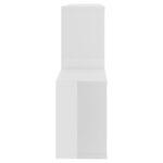 Étagère murale Blanc brillant 100x18x53 cm Bois d’ingénierie – Image 3