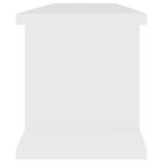 Étagères murales 2 pcs Blanc 75x18x20 cm bois d'ingénierie – Image 4