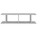 Étagères murales 2 pcs Gris béton 75x18x20 cm bois d'ingénierie – Image 3