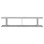 Étagères murales 2 pcs Gris béton 90x18x20 cm bois d'ingénierie – Image 3