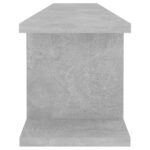 Étagères murales 2 pcs Gris béton 105x18x20cm bois d'ingénierie – Image 4