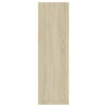 Étagères murales 2pcs chêne sonoma 50x15x50cm bois d'ingénierie – Image 4