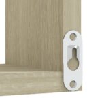 Étagères murales d'angle 2 pcs Chêne sonoma Bois d’ingénierie – Image 6