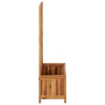 Lit surélevé de jardin avec treillis Bois massif d'acacia – Image 2
