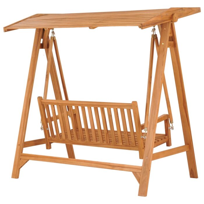 Balancelle 170 cm Bois de teck massif – Image 2