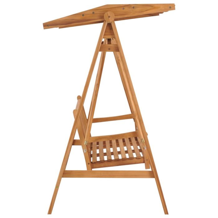 Balancelle 170 cm Bois de teck massif – Image 3