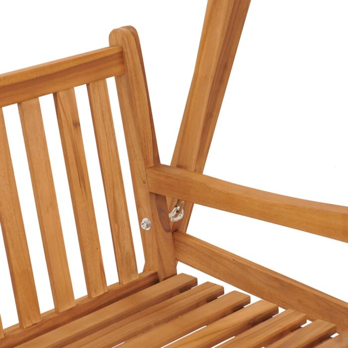 Balancelle 170 cm Bois de teck massif – Image 6