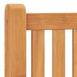 Banc de jardin 114 cm bois de teck solide – Image 4