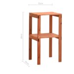 Abri à outils de jardin 136x75x160 cm Bois de sapin massif – Image 10