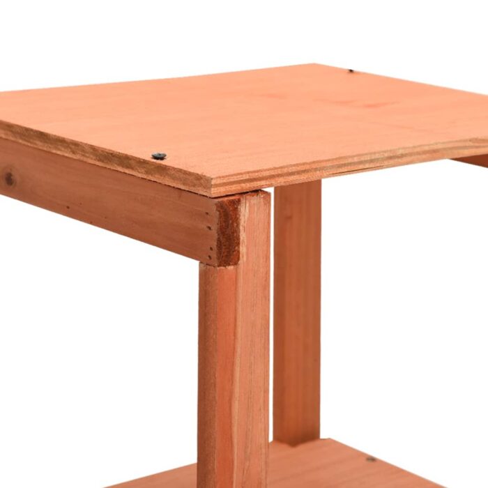 Abri à outils de jardin 136x75x160 cm Bois de sapin massif – Image 7