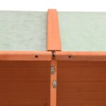 Abri à outils de jardin 136x75x160 cm Bois de sapin massif – Image 8