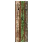Porte-manteau mural 2pcs 36x3x110cm Bois massif de récupération – Image 10