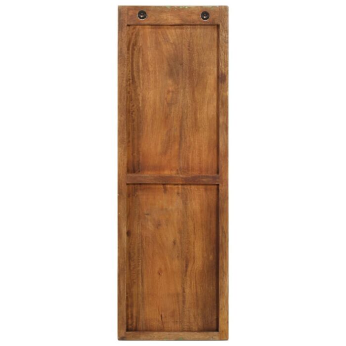 Porte-manteau mural 2pcs 36x3x110cm Bois massif de récupération – Image 3
