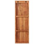 Porte-manteaux muraux 2 pcs 36x3x110 cm Bois d'acacia massif – Image 3