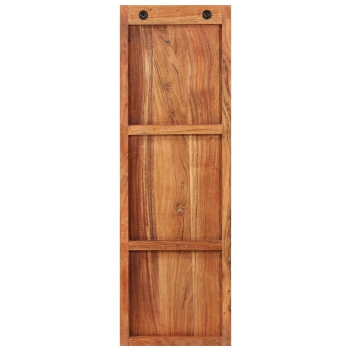 Porte-manteaux muraux 2 pcs 36x3x110 cm Bois d'acacia massif – Image 3