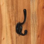 Porte-manteaux muraux 2 pcs 36x3x110 cm Bois d'acacia massif – Image 5