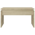 Table basse chêne sonoma 68x50x38 cm bois d'ingénierie – Image 3