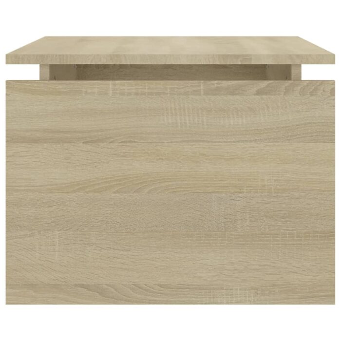 Table basse chêne sonoma 68x50x38 cm bois d'ingénierie – Image 4