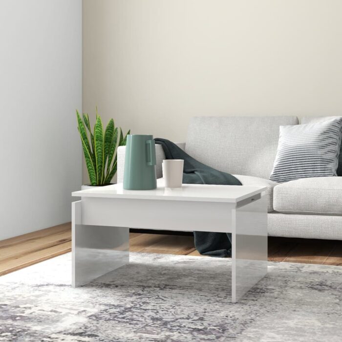 VXL8720286606780_m_en_hd_1.jpg Table basse blanc brillant 68x50x38 cm bois d'ingénierie – Image 1