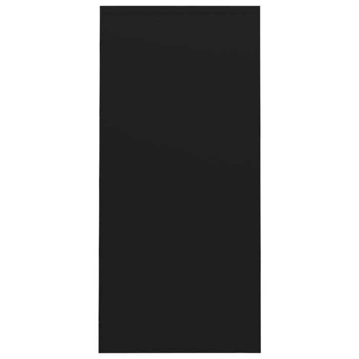 Bureau d'ordinateur portable noir bois d'ingénierie – Image 3