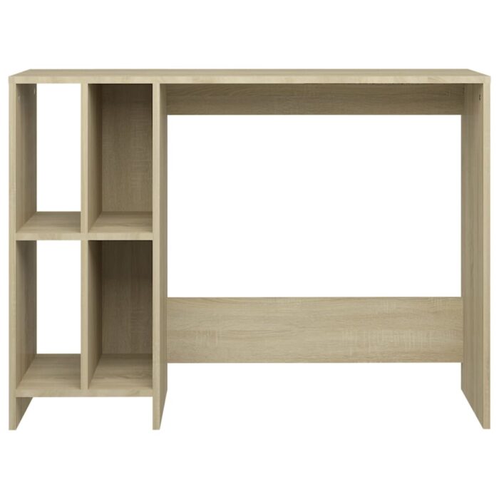 Bureau d'ordinateur portable chêne sonoma bois d'ingénierie – Image 2