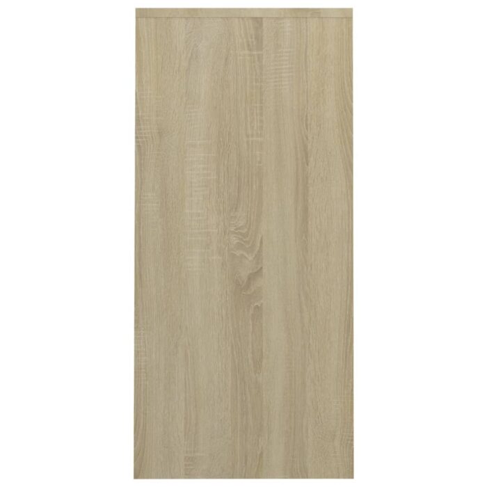 Bureau d'ordinateur portable chêne sonoma bois d'ingénierie – Image 3