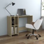Bureau d'ordinateur portable chêne sonoma bois d'ingénierie