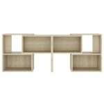 Meuble TV Chêne sonoma 104x30x52 cm Bois d'ingénierie – Image 2