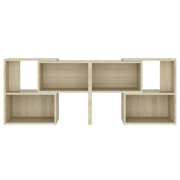 Meuble TV Chêne sonoma 104x30x52 cm Bois d'ingénierie – Image 2