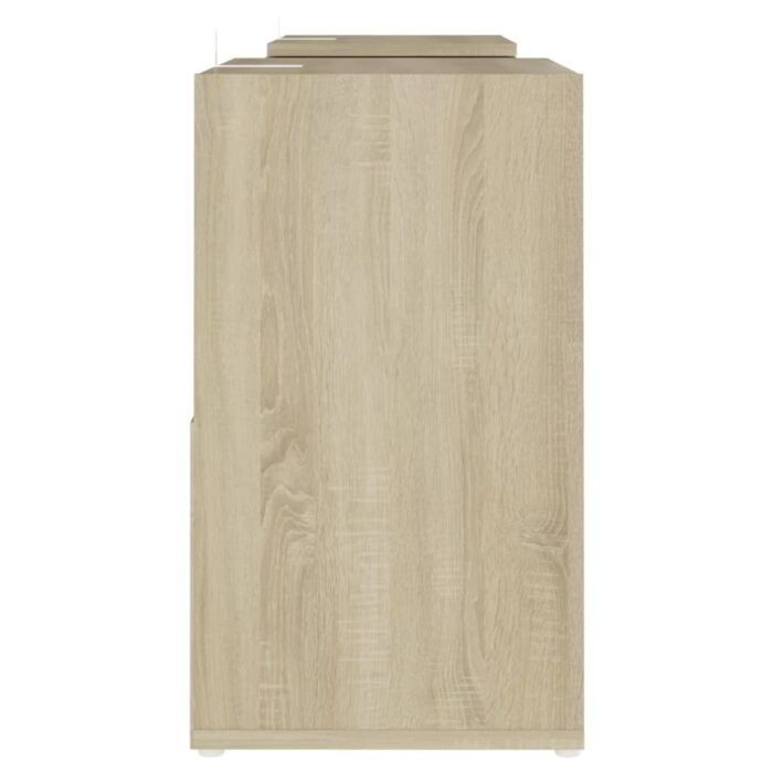 Meuble TV Chêne sonoma 104x30x52 cm Bois d'ingénierie – Image 3