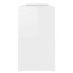 Meuble TV Blanc brillant 104x30x52 cm Bois d'ingénierie – Image 3