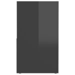 Meuble TV Gris brillant 149x30x52 cm Bois d'ingénierie – Image 5