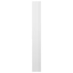 Meuble pour machine à laver blanc brillant 64x24x190 cm – Image 5