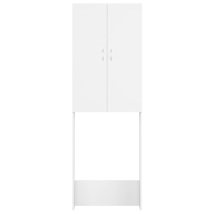 Meuble pour machine à laver Blanc 64x25,5x190 cm – Image 4