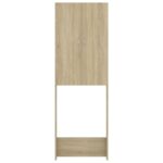Meuble pour machine à laver Chêne sonoma 64x25,5x190 cm – Image 4
