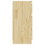 Table de chevet 40x29,5x64 cm Bois de pin solide – Image 4