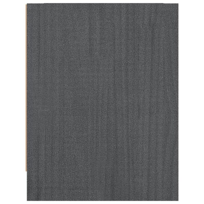Tables de chevet 2 pcs Gris 40x30,5x40 cm Bois de pin massif – Image 5