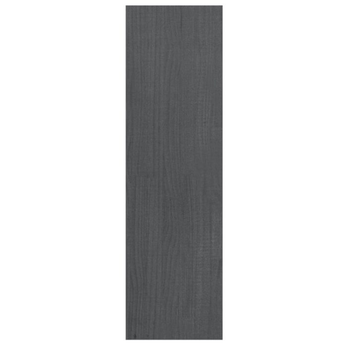 Bibliothèque/Séparateur de pièce Gris 40x30x103,5 cm Pin massif – Image 5