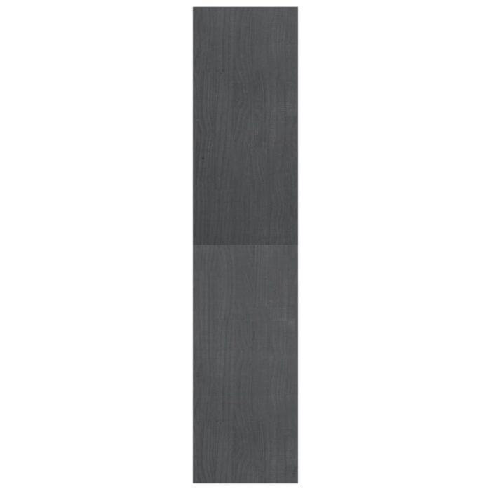 Bibliothèque/Séparateur de pièce Gris 40x30x135,5 cm Pin massif – Image 5