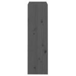 Bibliothèque/Séparateur de pièce Gris 60x30x103,5 cm Pin massif – Image 4