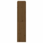 Bibliothèque/Séparateur de pièce Marron miel 60x30x135,5 cm Pin – Image 4