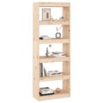 Bibliothèque/Séparateur de pièce 60x30x167,5 cm pin massif – Image 2